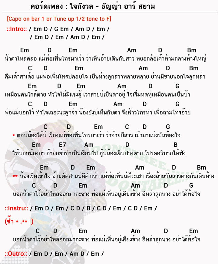 รวมกัน 104+ ภาพ เพลง ใจกังวล ครบถ้วน